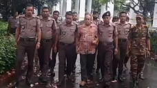 সাবেক সেনা কর্মকর্তা মোজাফফর হোসেন ট্রাইব্যুনালে হাজির